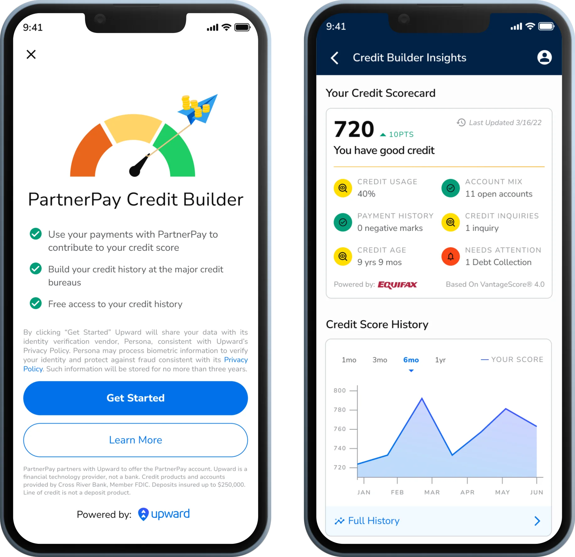 Upward Credit Builder