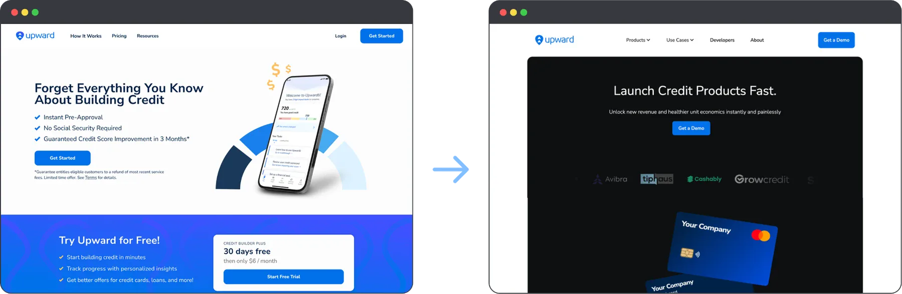 Website visual direction